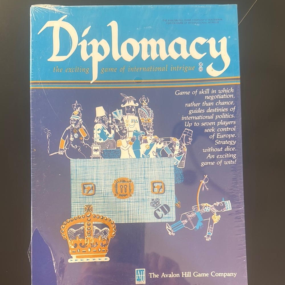 Avalon Blue Board Game Diplomacy